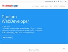 Tablet Screenshot of internetcorp.ro